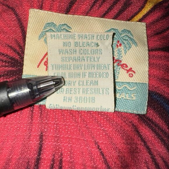 Reyn Spooner Hawaiian Shirt Mens Floral Regency Silk Jacquard Button Up Size S - Picture 6 of 6